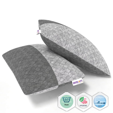 Premium Cloud Sleeping Pillow (Height Adjustable) - Gray