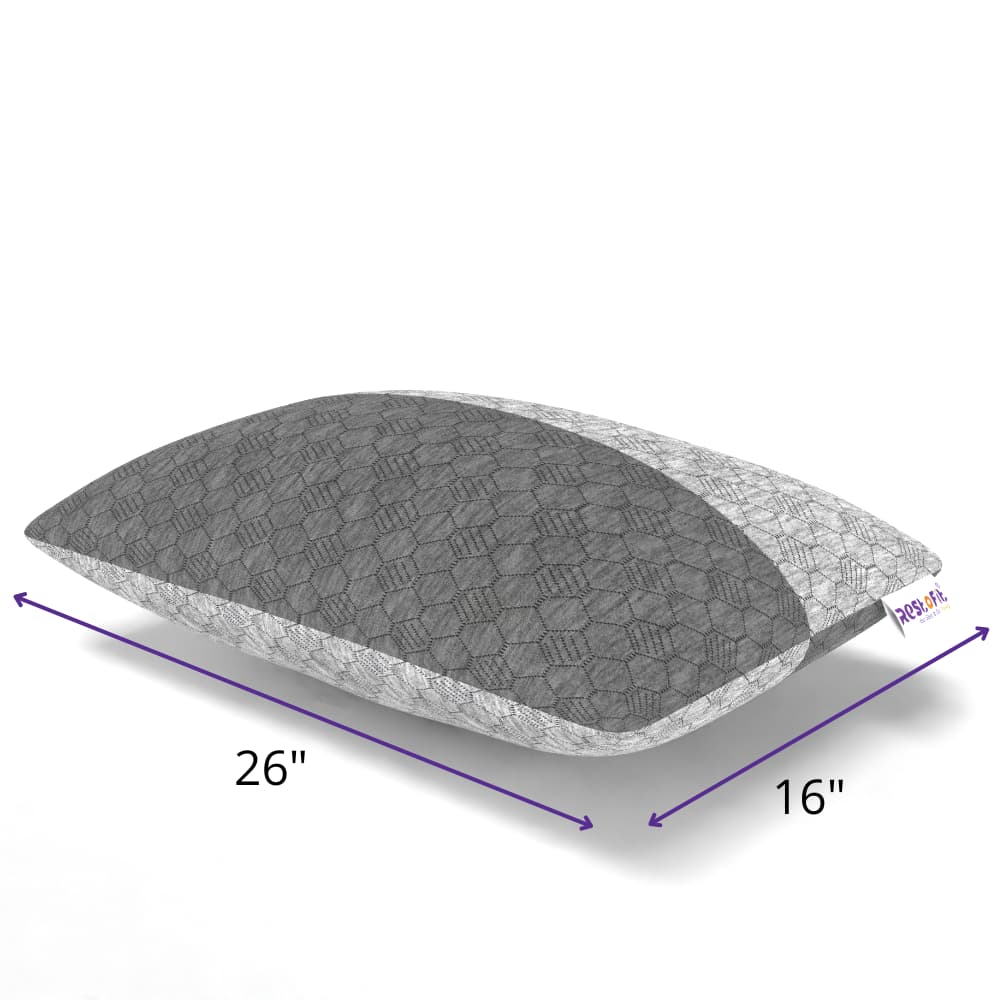 Premium Cloud Sleeping Pillow (Height Adjustable) - Gray