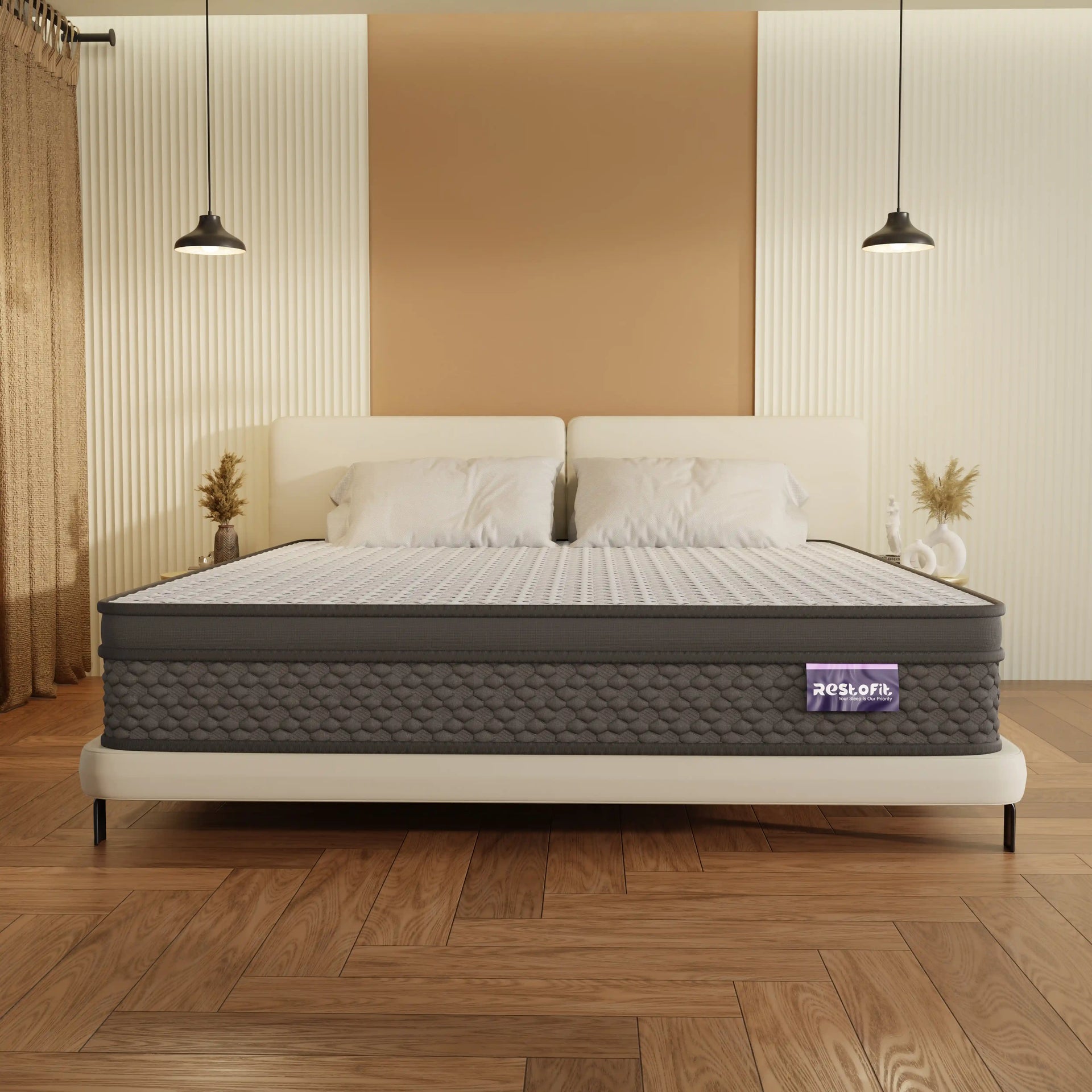 Premium EuroTop Orthopedic Mattress (Charcoal Infused Memory Foam)