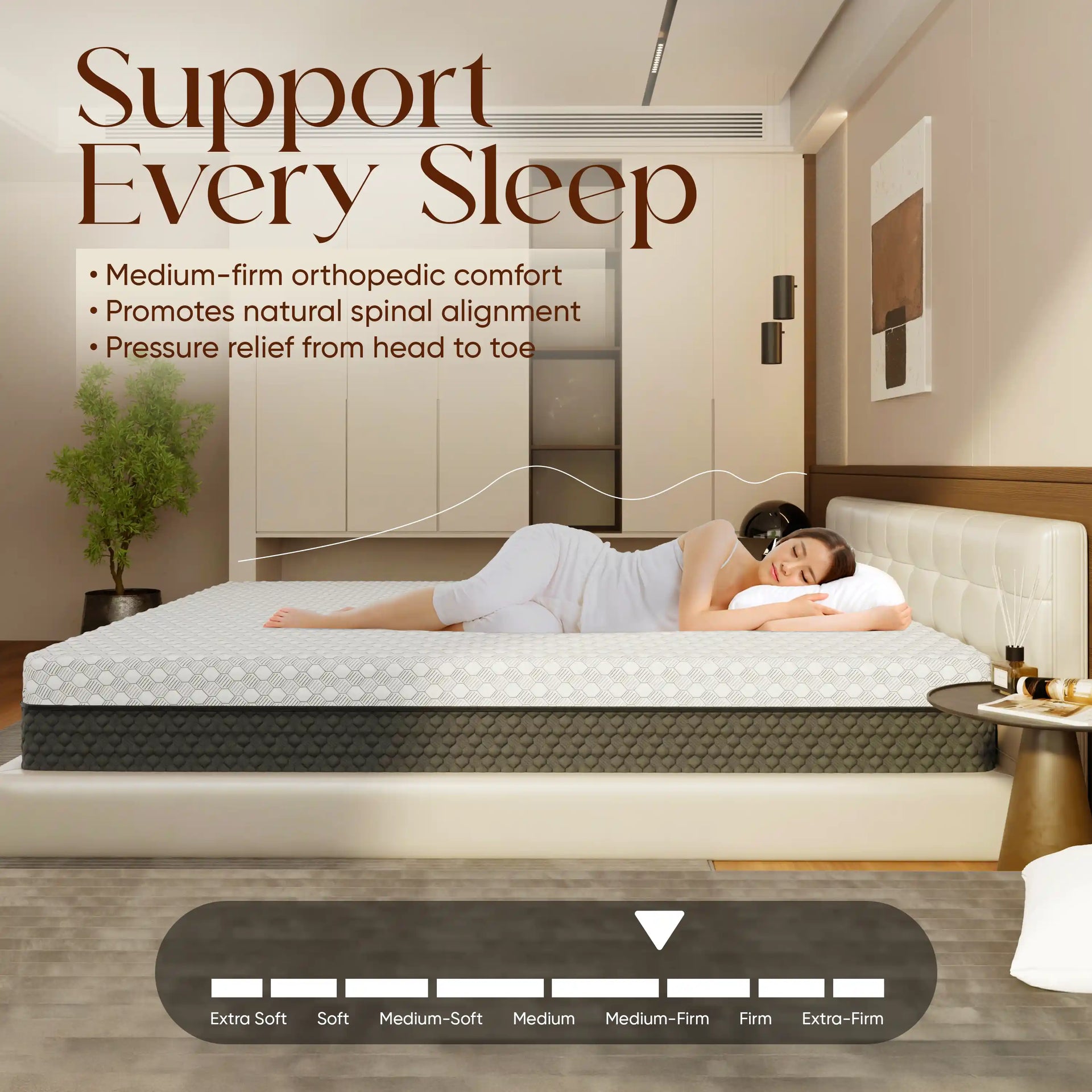 4-Layer Premium Natural Latex Mattress