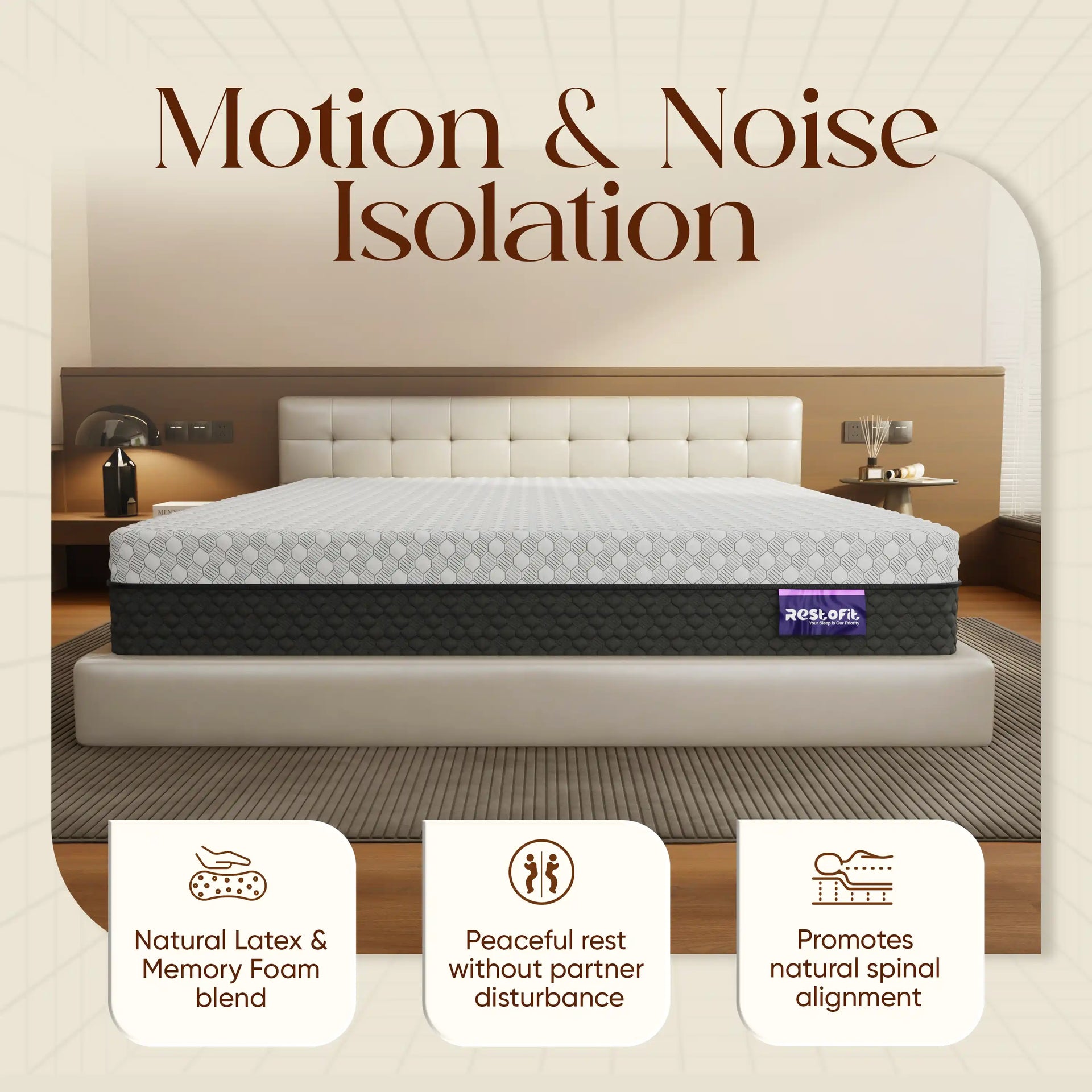 4-Layer Premium Natural Latex Mattress