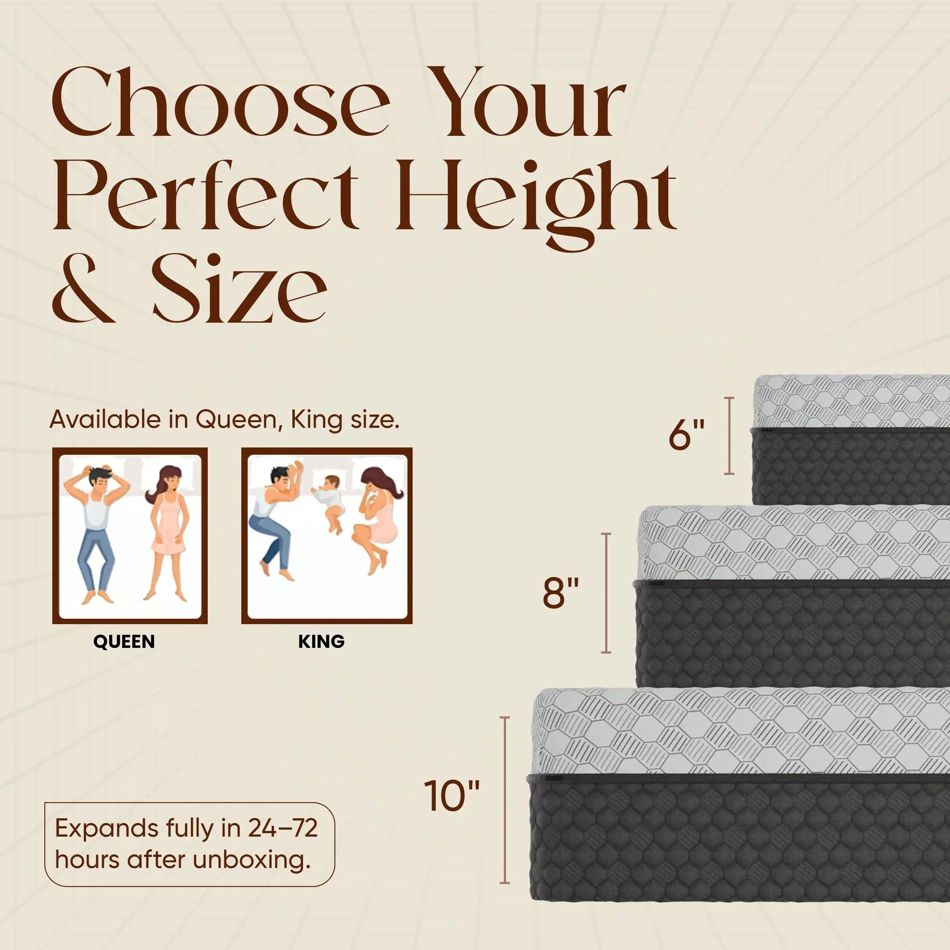 4-Layer Premium Natural Latex Mattress